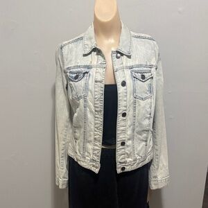 Zara Light Gray Denim Jacket